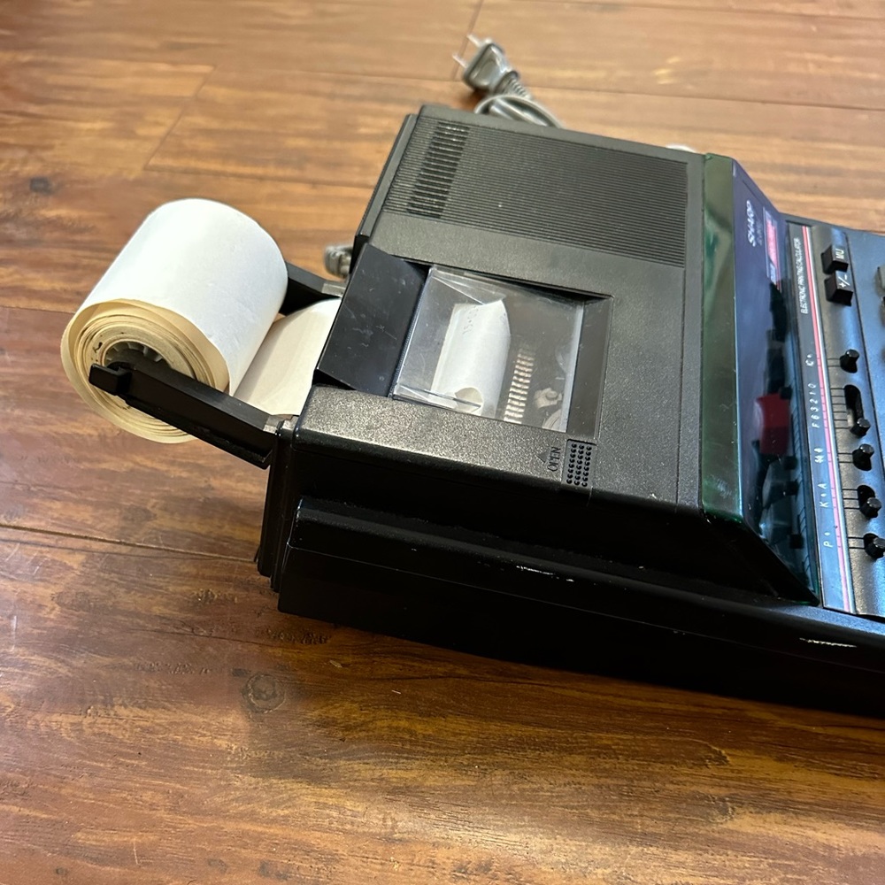 VTG Sharp EL-2630 2 Color Ribbon Print Calculator - Picture 6 of 9